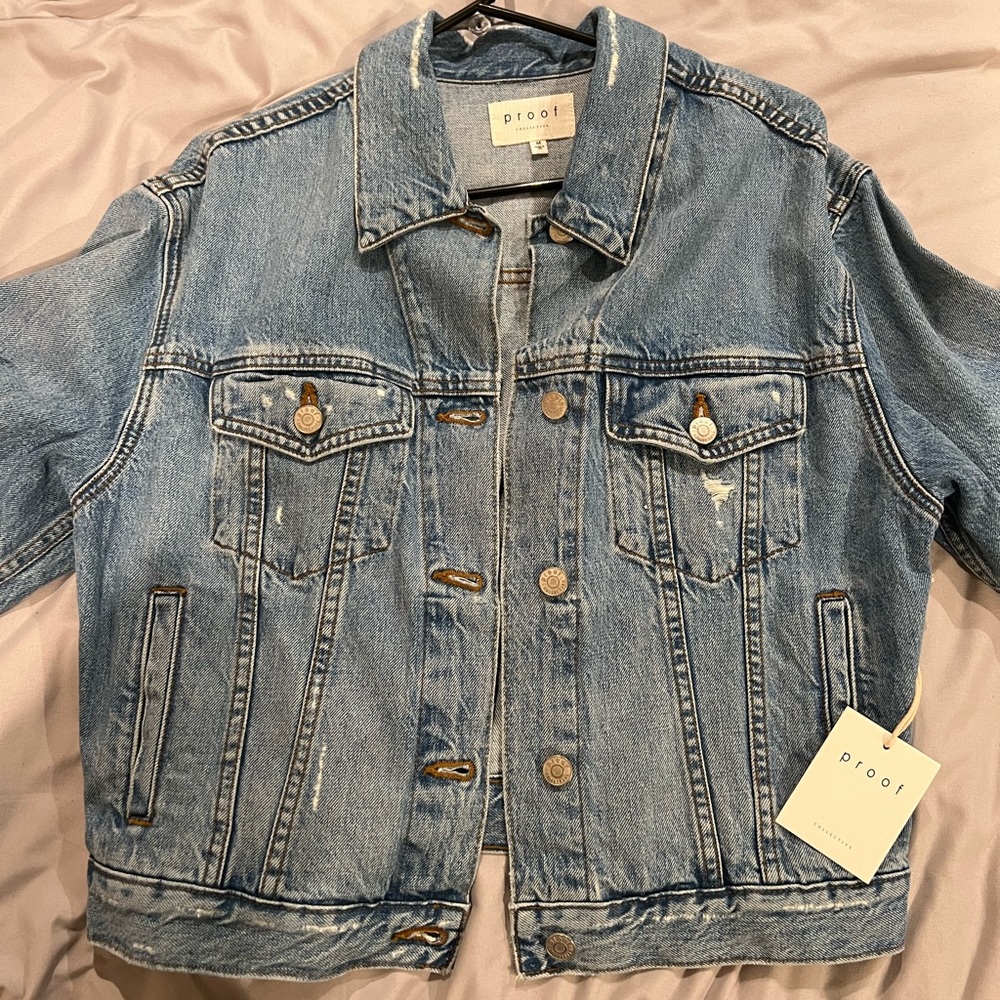 Classic Light Blue Denim Jean Jacket
